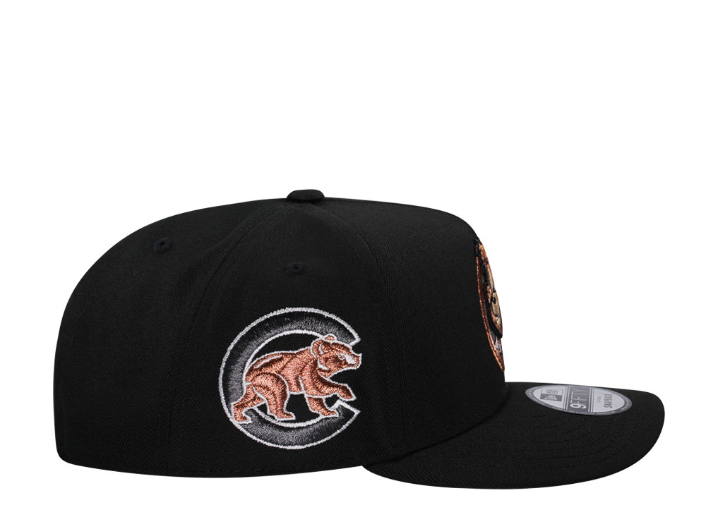 New Era Chicago Cubs Clark Black Copper Edition 9Fifty A Frame Snapback Hat
