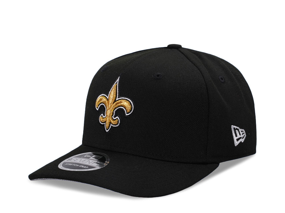 New Era New Orleans Saints Black Classic Edition 9Seventy Stretch Snapback Hat