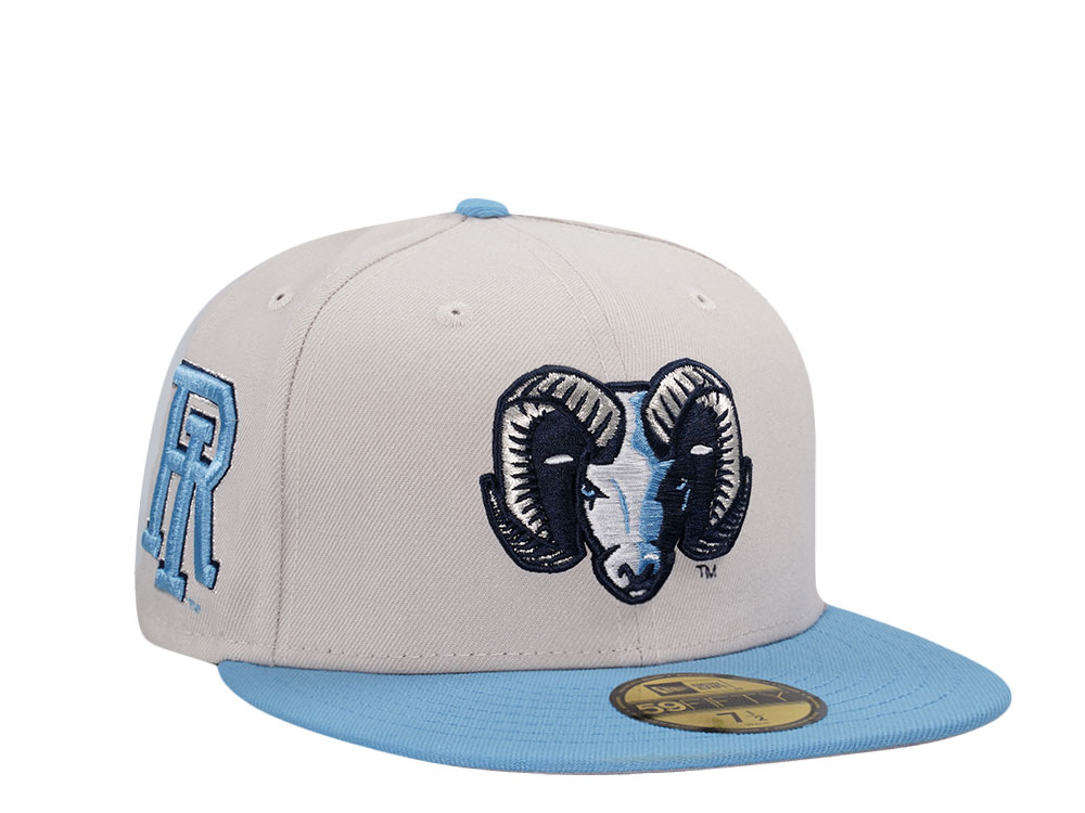 New Era Rhode Island Rams Stone Two Tone Edition 59Fifty Fitted Hat TOPPERZSTORE USA