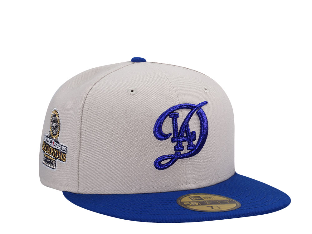 New Era Los Angeles Dodgers City Connect World Series 2024 Stone Two Tone Edition 59Fifty Fitted Hat