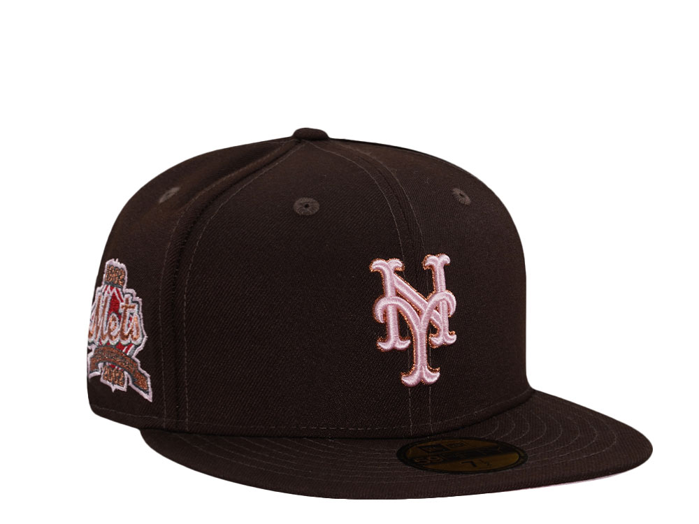 New Era New York Mets 40th Anniversary Burnt Copper Pink Edition 59Fifty Fitted Hat