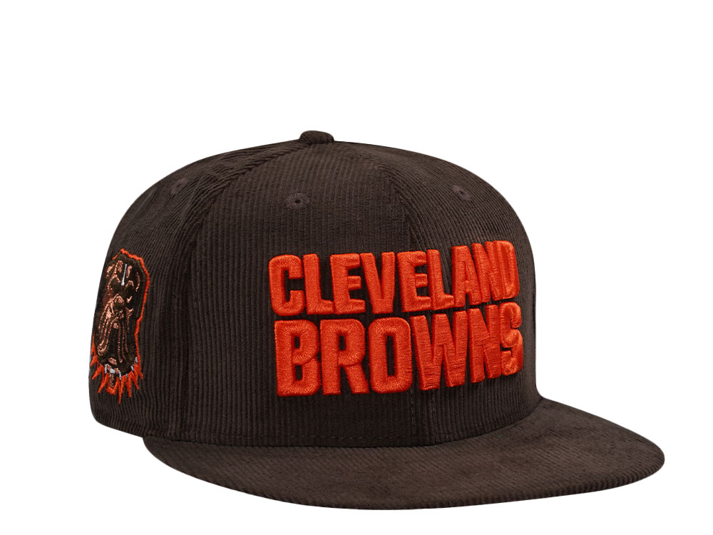 New Era Cleveland Browns Script Throwback Edition 59Fifty Fitted Hat