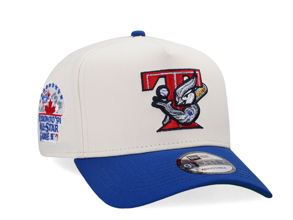 New Era Toronto Blue Jays All Star Game 1991 Chrome 9Forty A Frame Snapback Hat