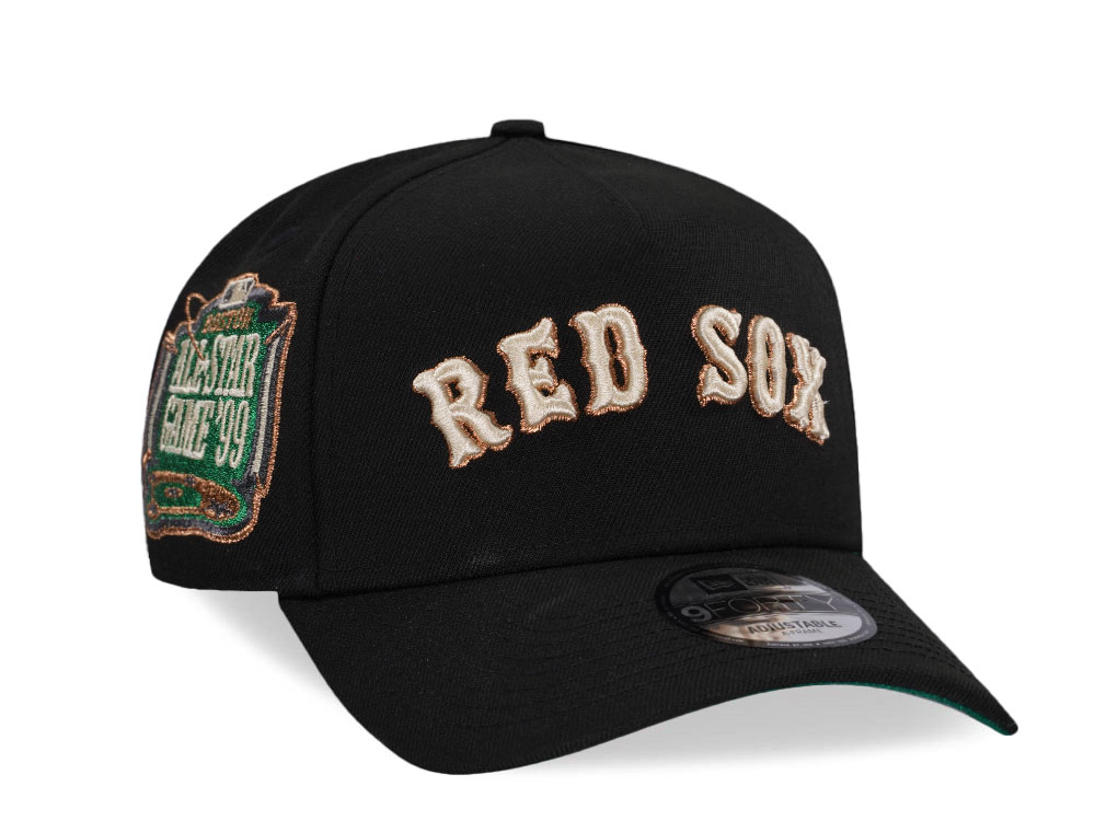 New Era Boston Red Sox All Star Game 1999 Black Throwback Edition 9Forty A Frame Snapback Hat