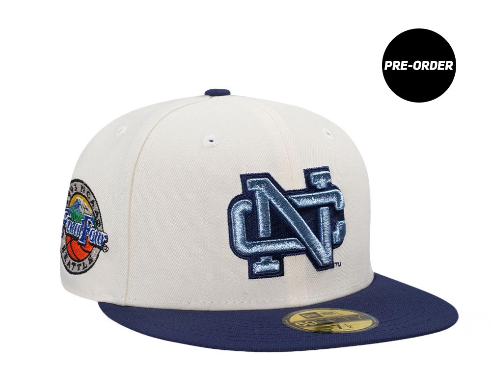 PRE-ORDER New Era North Carolina Tar Heels Final Four Chrome Two Tone Edition 59Fifty Fitted Hat