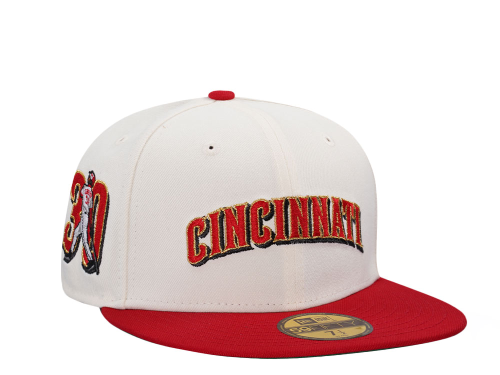New Era Cincinnati Reds Ken Griffey Jr Chrome Two Tone Edition 59Fifty Fitted Hat