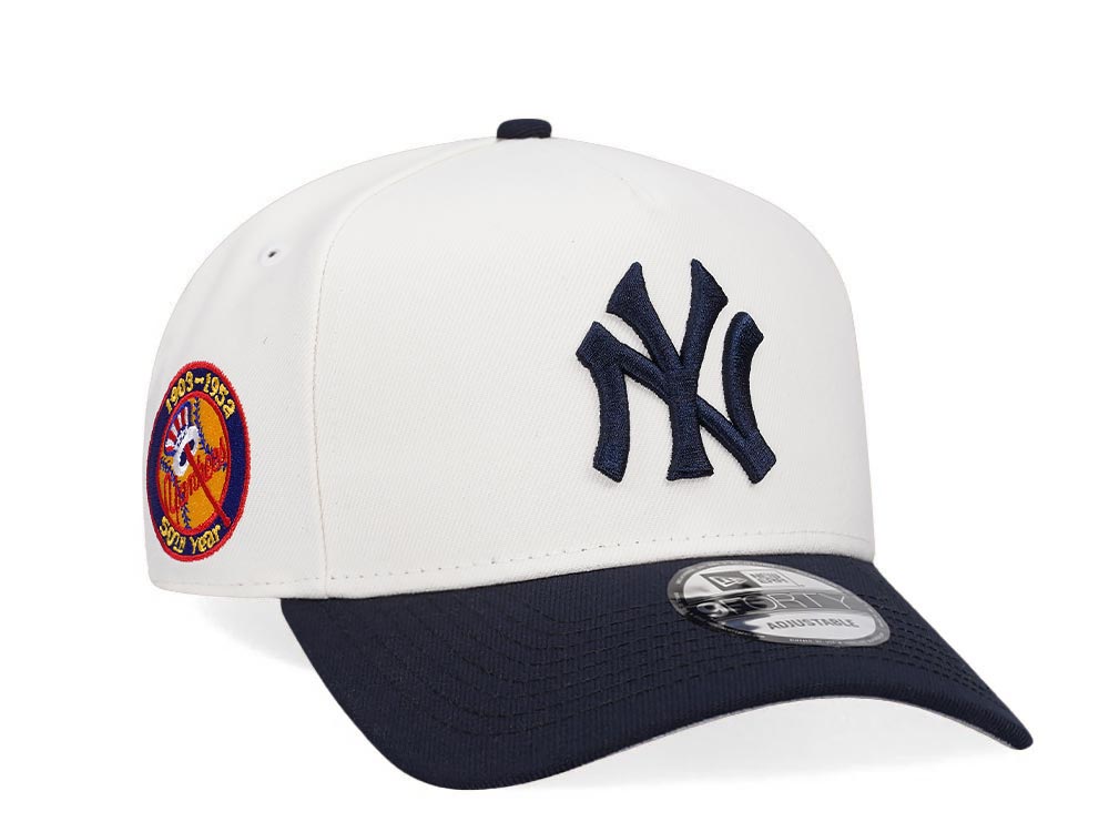 New Era New York Yankees 50th Anniversary Chrome Two Tone Edition 9Forty A Frame Snapback Hat