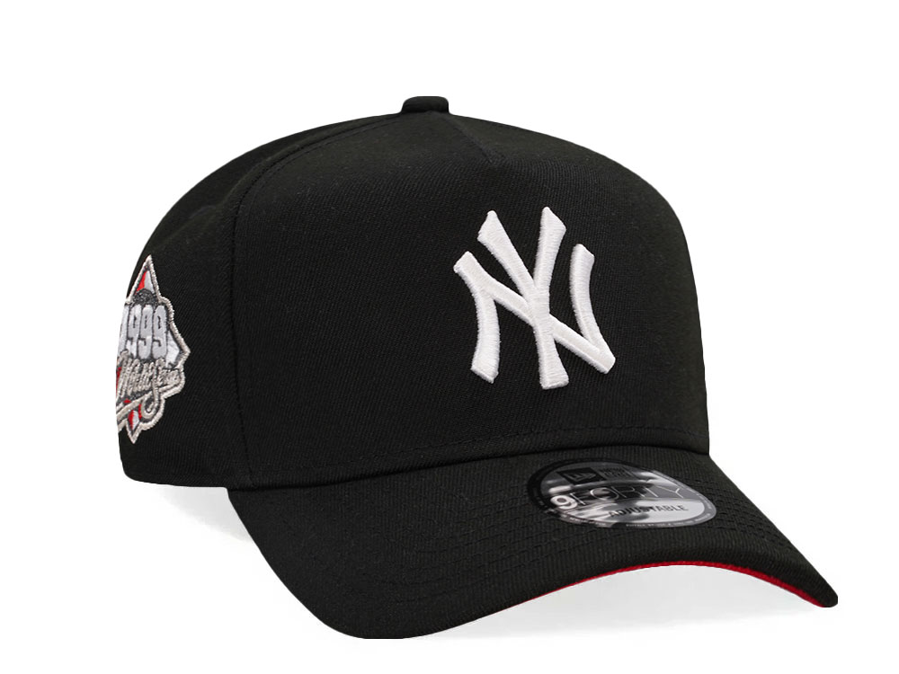 New Era New York Yankees World Series 1999 Black Red 9Forty A Frame Snapback Hat