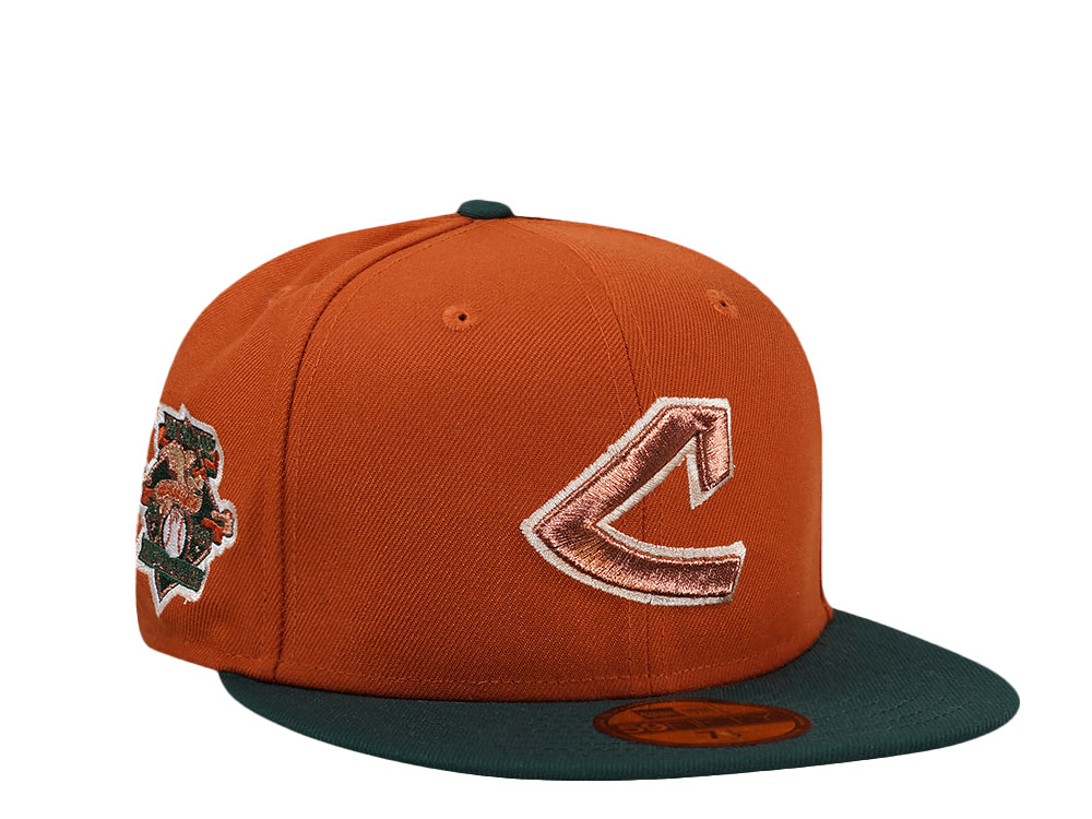 New Era Cleveland Indians American League Rusty Two Tone Edition 59Fifty Fitted Hat