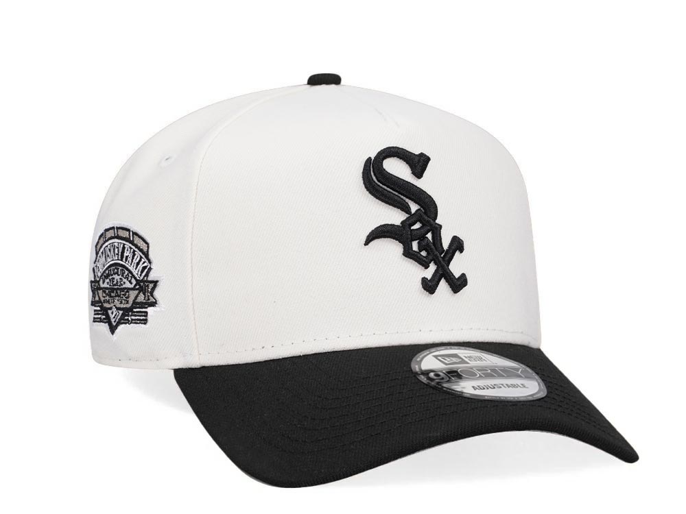 New Era Chicago White Sox Comiskey Park Chrome Two Tone Edition 9Forty A Frame Snapback Hat