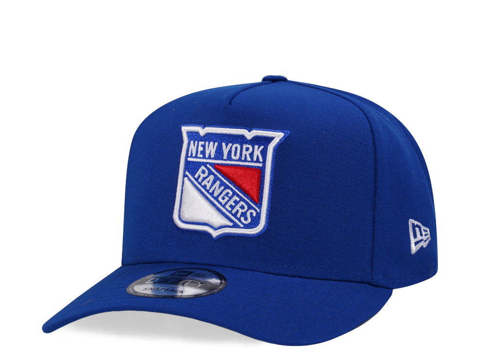 New Era New York Rangers Blue Classic 9Fifty A Frame Snapback Hat