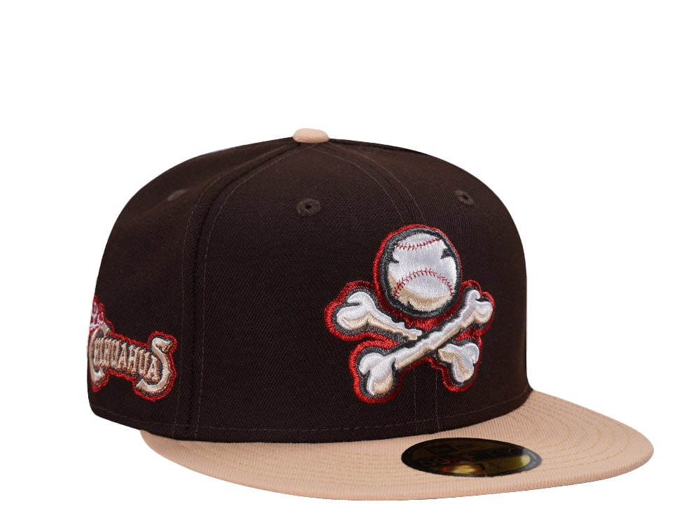 New Era El Paso Chihuahuas Burnt Two Tone Throwback Edition 59Fifty Fitted Hat