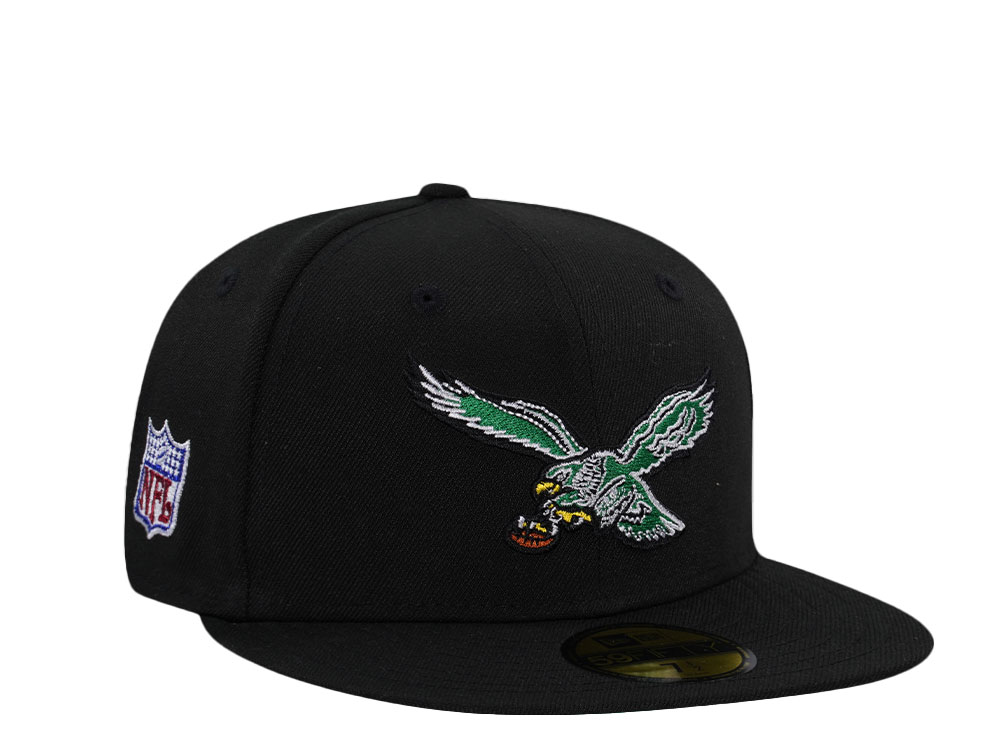 New Era Philadelphia Eagles Throwback Edition 59Fifty Fitted Hat