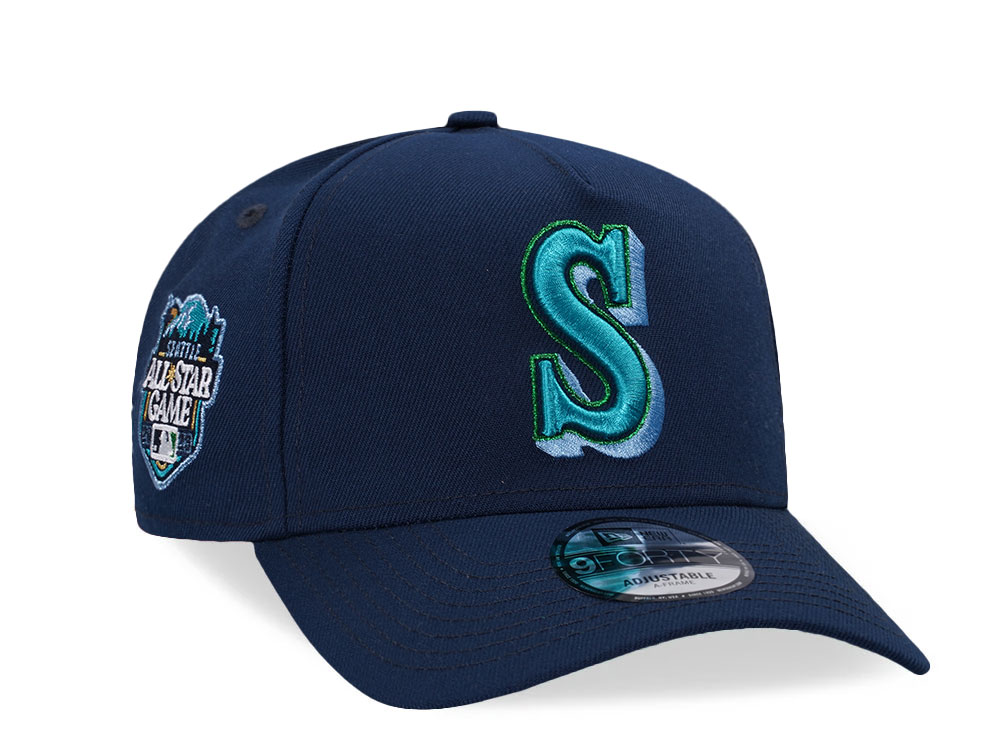 New Era Seattle Mariners All Star Game 2023 Throwback 9Forty A Frame Snapback Hat