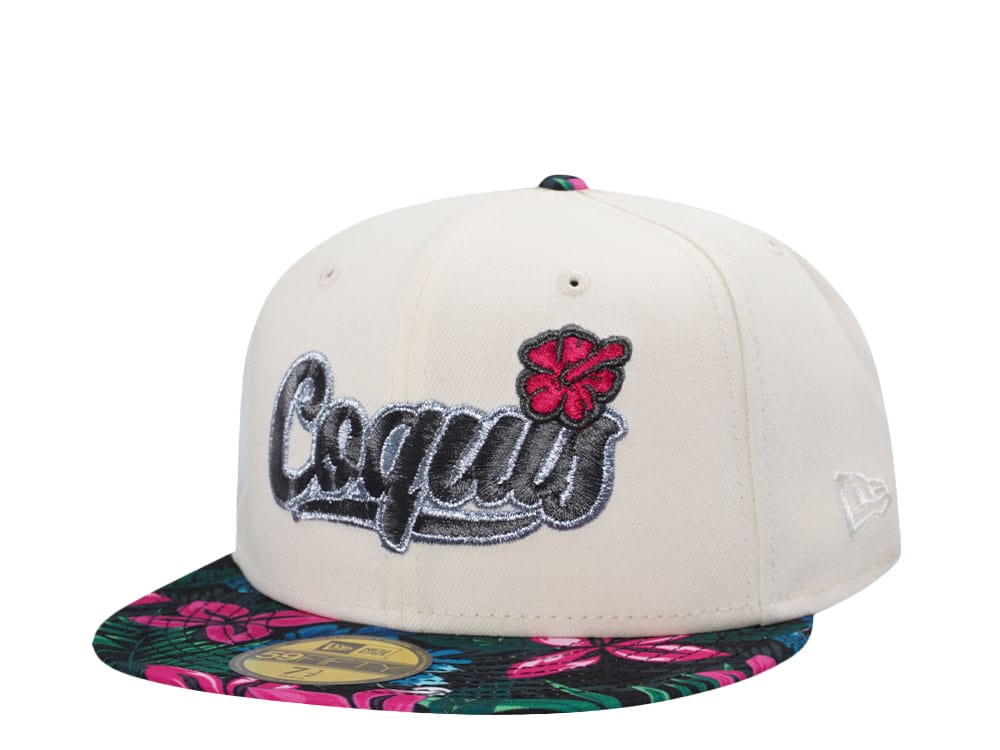 New Era Lehigh Valley Coquis Floral Chrome Two Tone Edition 59Fifty Fitted Hat