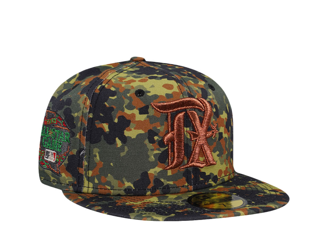 New Era Texas Rangers City Connect Flecktarn Edition 59Fifty Fitted Hat