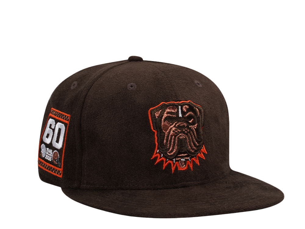 New Era Cleveland Browns 60th Anniversary Suede Throwback Edition 59Fifty Fitted Hat