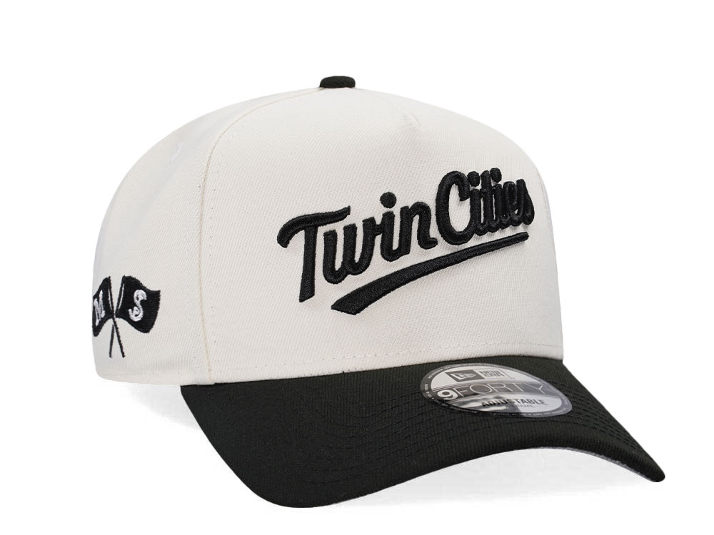 New Era Minnesota Twins City Chrome Two Tone Edition 9Forty A Frame Snapback Hat