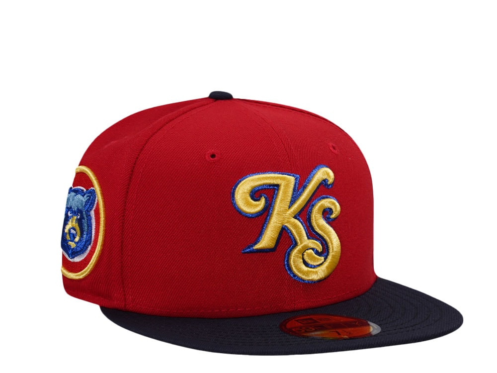 New Era Knoxville Smokies Scarlet Two Tone Prime Edition Edition 59Fifty Fitted Hat