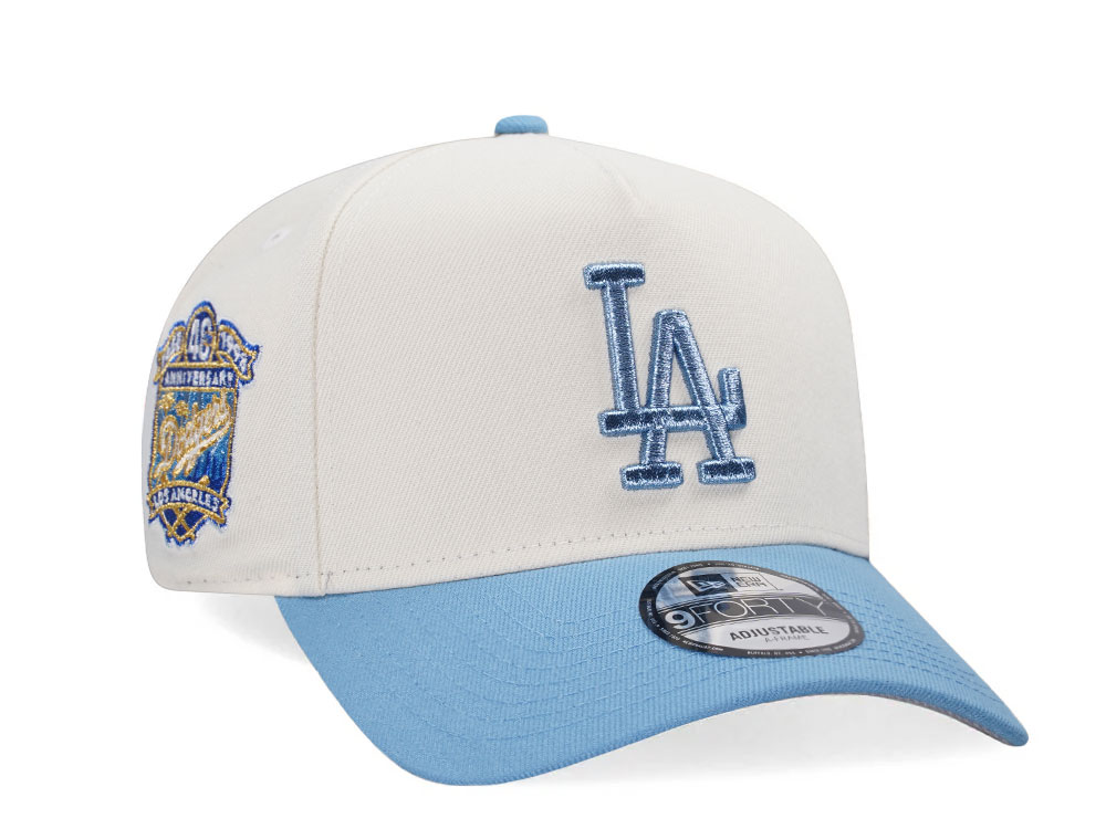 New Era Los Angeles Dodgers 40th Anniversary Chrome Ice 9Forty A Frame Snapback Hat