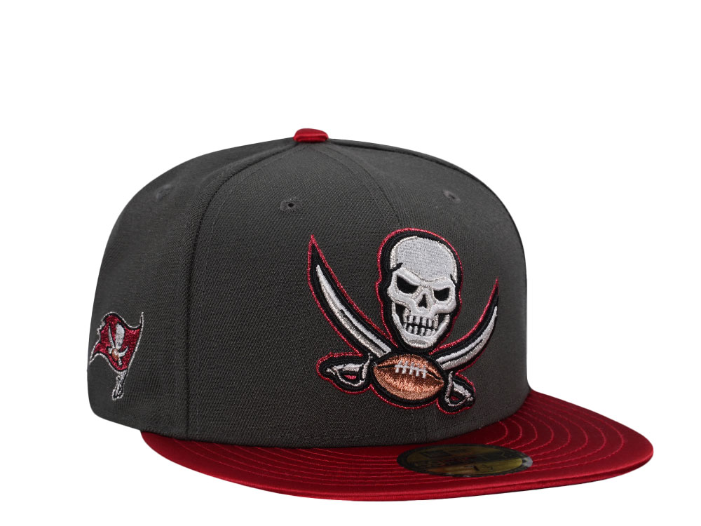 New Era Tampa Bay Buccaneers Two Tone Satin Brim Edition 59Fifty Fitted Hat