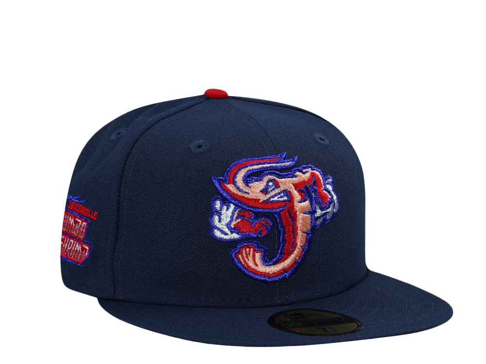 New Era Jacksonville Jumbo Shrimp Oceanside Throwback Edition 59Fifty Fitted Hat