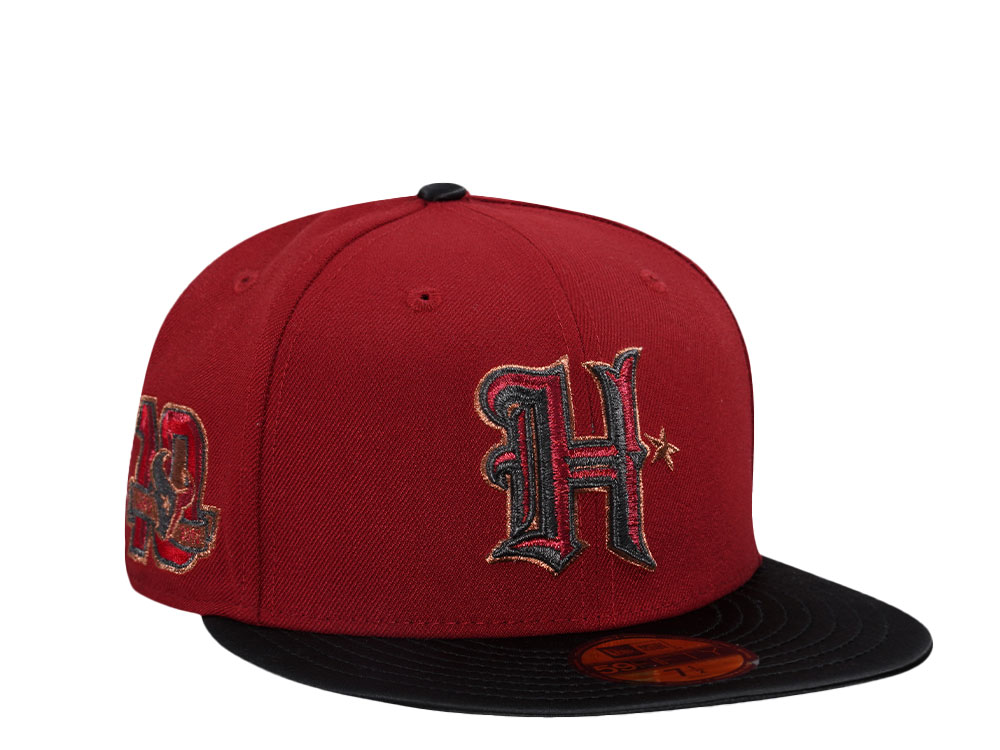 New Era Houston Texans 10th Anniversary Brick Satin Brim Edition 59Fifty Fitted Hat