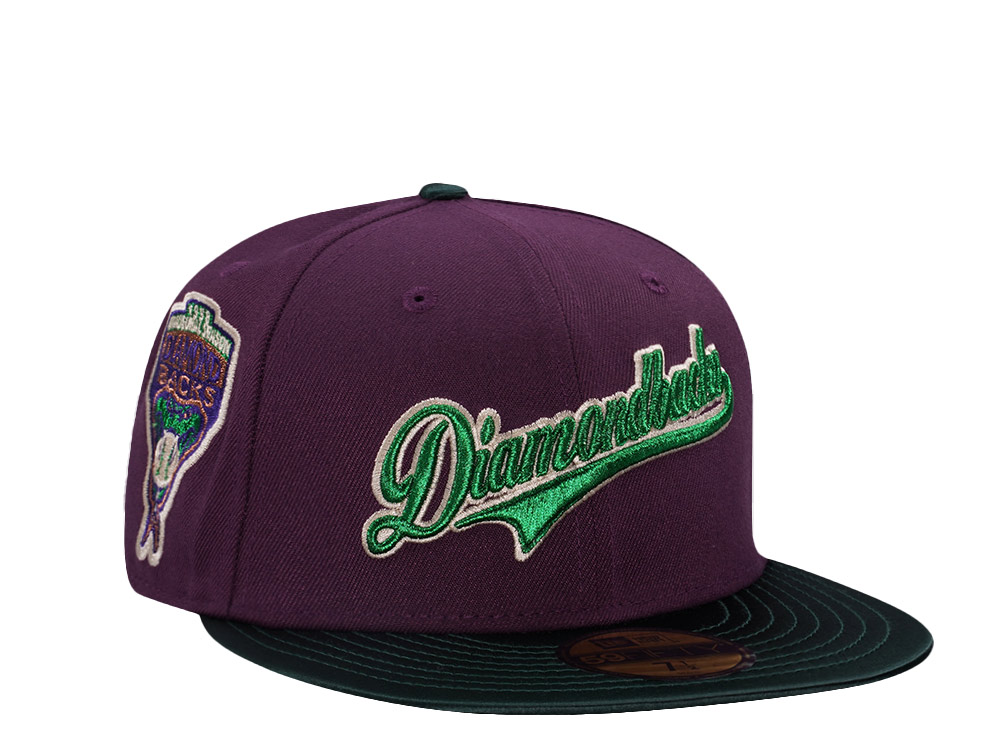 New Era Arizona Diamondbacks Inaugural Season 1986 Pulm Satin Brim Two Tone Edition 59Fifty Fitted Hat