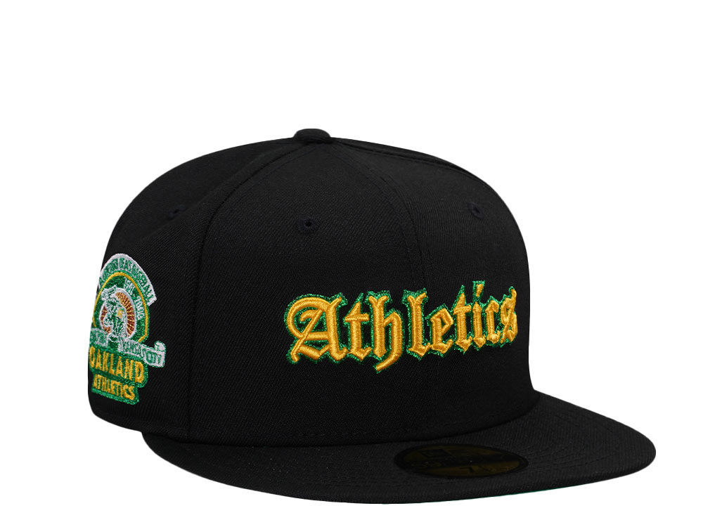 New Era Oakland Athletics 100 Years Black Script Edition 59Fifty Fitted Hat