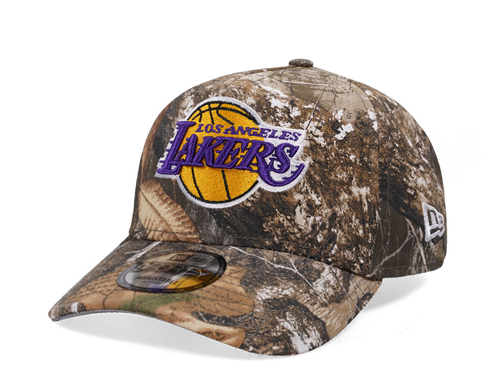 New Era Los Angeles Lakers Realtree Edition 9Forty A Frame Snapback Hat