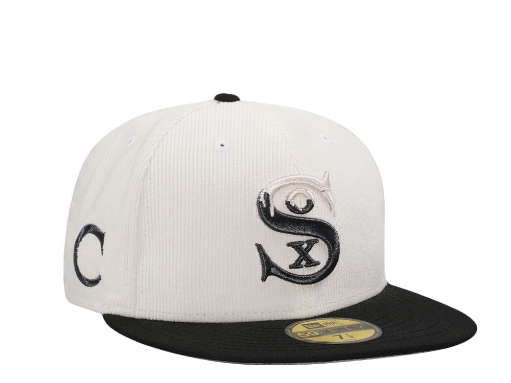 New Era Chicago White Sox Chrome Cord Two Tone Edition 59Fifty Fitted Hat