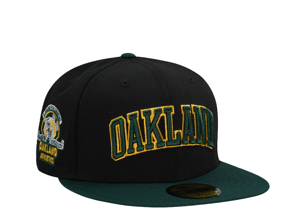 New Era Oakland Athletics 100th Anniversary Script Two Tone Edition 59Fifty Fitted Hat