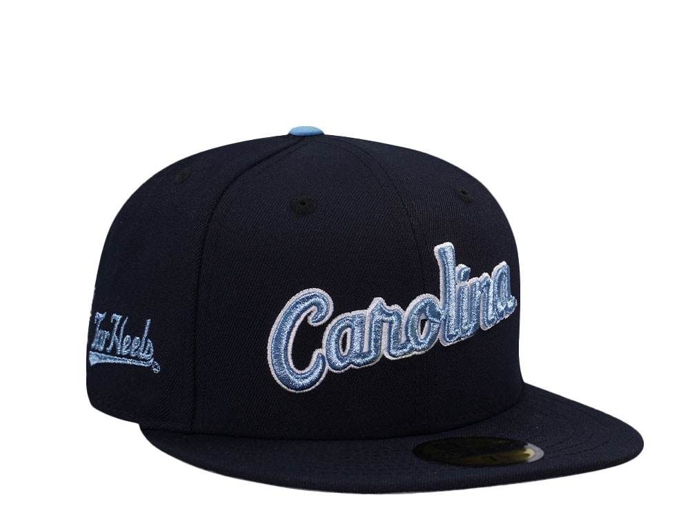 New Era North Carolina Tar Heels Navy Prime Classic Edition 59Fifty Fitted Hat