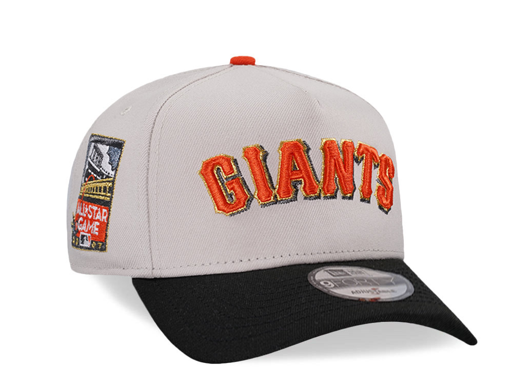 New Era San Francisco Giants All Star Game 2007 Stone Two Tone Edition 9Forty A Frame Snapback Hat
