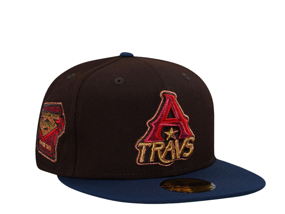 New Era Arkansas Travellers Burnt Two Tone Metallic Edition 59Fifty Fitted Hat