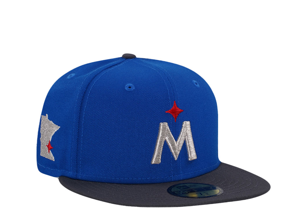 New Era Minnesota Twins Azure Silver Edition 59Fifty Fitted Hat