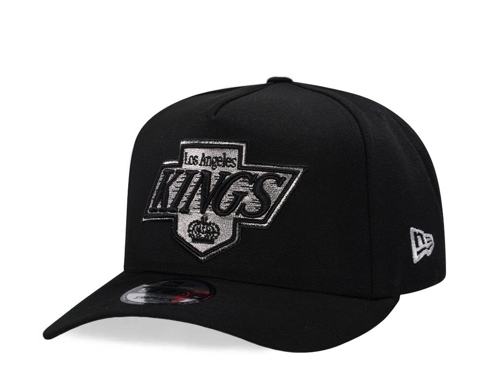 New Era Los Angeles Kings Black Classic 9Fifty A Frame Snapback Hat