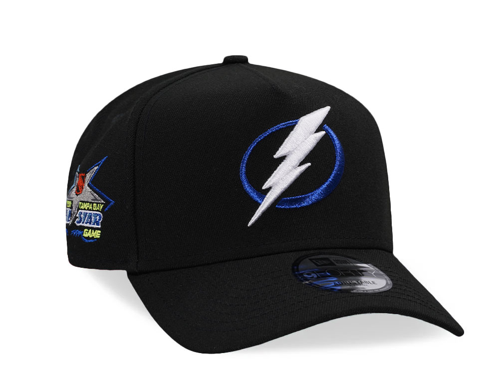 New Era Tampa Bay Lightning All Star Game 1999 Black Edition 9Forty A Frame Snapback Hat