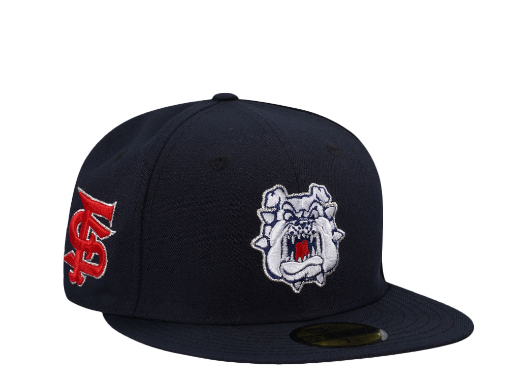 New Era Fresno State Bulldogs Navy Throwback Edition 59Fifty Fitted Hat