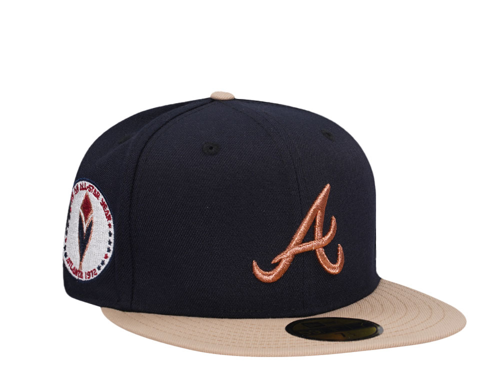 New Era Atlanta Braves All Star Game 1972 Copper Two Tone Edition 59Fifty Fitted Hat