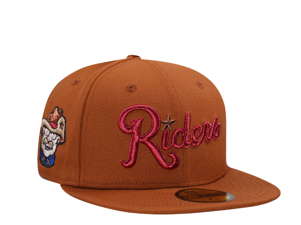 New Era Frisco Roughriders Rust Metallic Prime Edition 59Fifty Fitted Hat