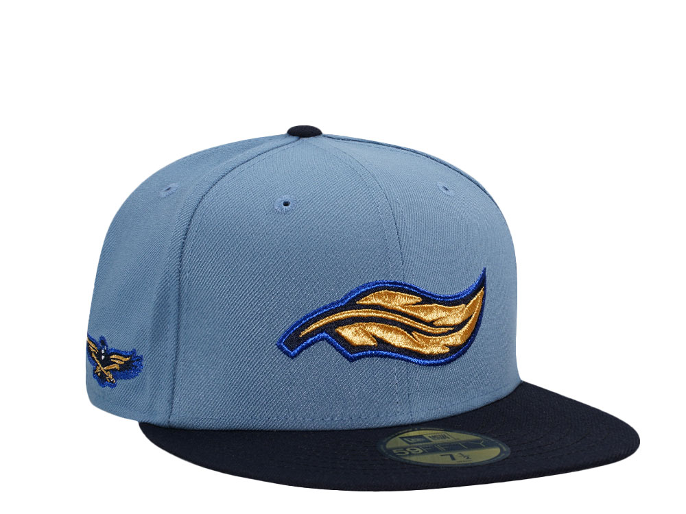 New Era Toledo Mud Hens Golden Blue Two Tone Edition 59Fifty Fitted Hat