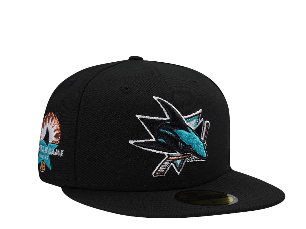 New Era San Jose Sharks All Star Game 1997 Black Throwback Edition 59Fifty Fitted Hat