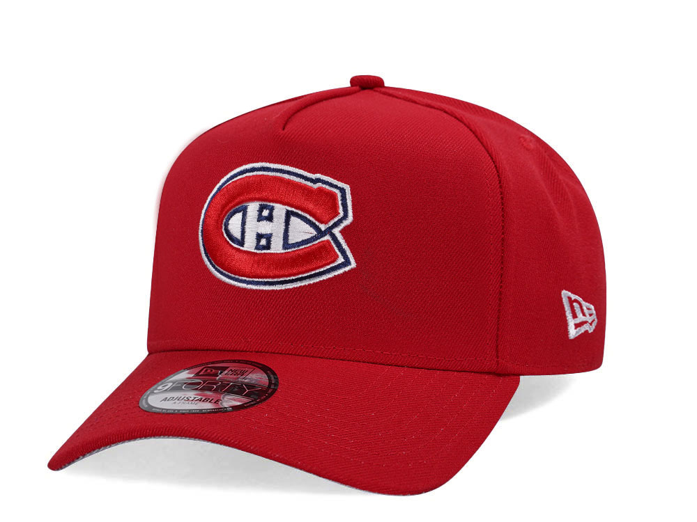 New Era Montreal Canadiens Red Classic 9Forty A Frame Snapback Hat