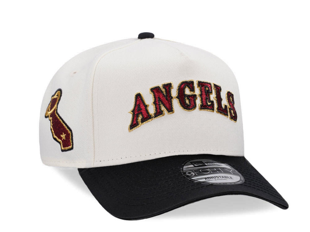 New Era California Angels Chrome Two Tone 9Forty A Frame Snapback Hat