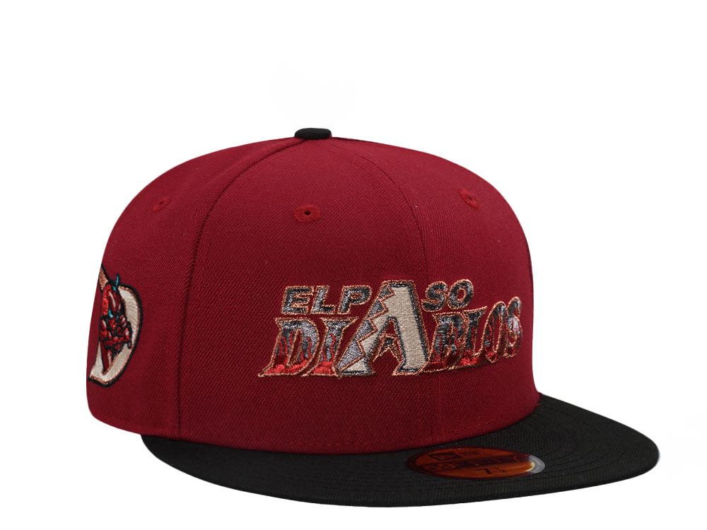 New Era El Paso Diablos Brick Copper Two Tone Edition 59Fifty Fitted Hat