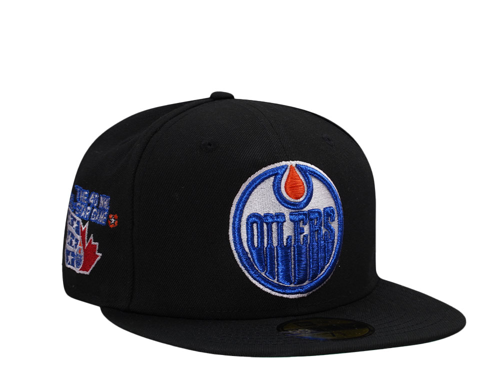 New Era Edmonton Oilers All Star Game 1989 Black Throwback Edition 59Fifty Fitted Hat