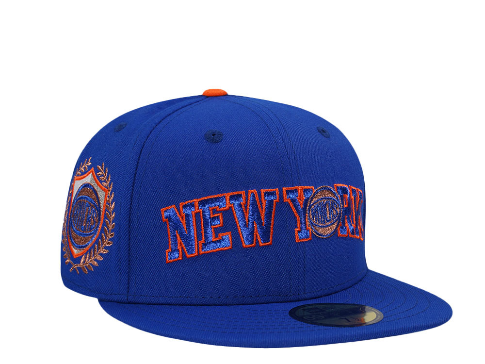 New Era New York Knicks Royal Metallic Edition 59Fifty Fitted Hat