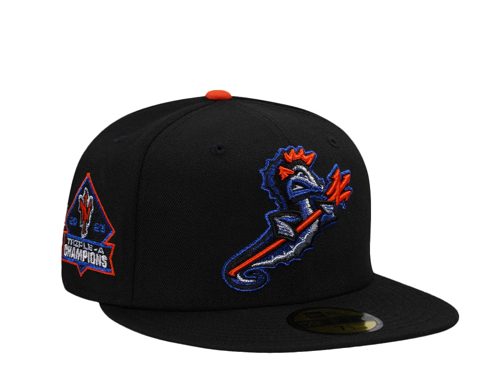 New Era Nortfolk Tides Triple A Champions Colorflip Edition 59Fifty Fitted Hat