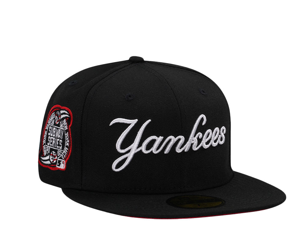 New Era New Era New York Yankees Subway Series 2000 Black and Red Edition 59Fifty Fitted Hat